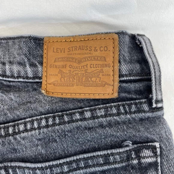 Levis High Waist Skinny Jean Black Wash Women’s Size 25 VINTAGE - Picture 13 of 16